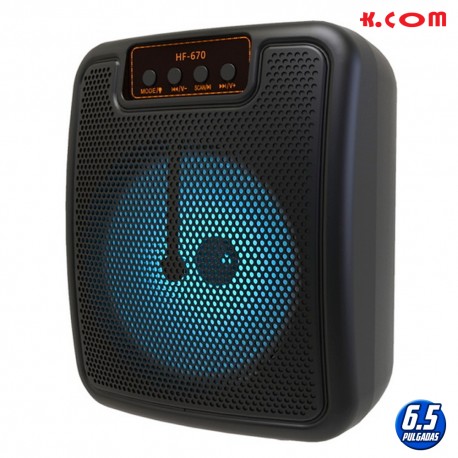 BOCINA BLUETOOTH HF-670 6.5″